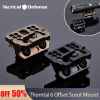 Tactical ntai 6 Offset Scout Mount Metal MLOK Keymod Rail For Surefir M600 M300 PLHv2 Weapon Light With Original Markings