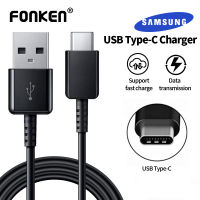 FONKEN สำหรับ Samsung Fast Charge Cable Original USB Type-C ข้อมูลสายชาร์จอย่างรวดเร็วสำหรับ Galaxy S10 S9 S8 Note9 Note8 A80 A70 A60 A50 A40 A30ประเภท C สายชาร์จข้อมูล