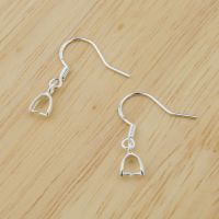 【CW】 Wholesale 20/50PCS Lot 18MM 925 Sterling And Gold Hooks Jewelry Accessory Findings Ear Wire Connectors 17x20MM