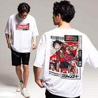 2023 NEWFashion เสื้อยืด Unisex Anime Korean Cotton Oversize Tops