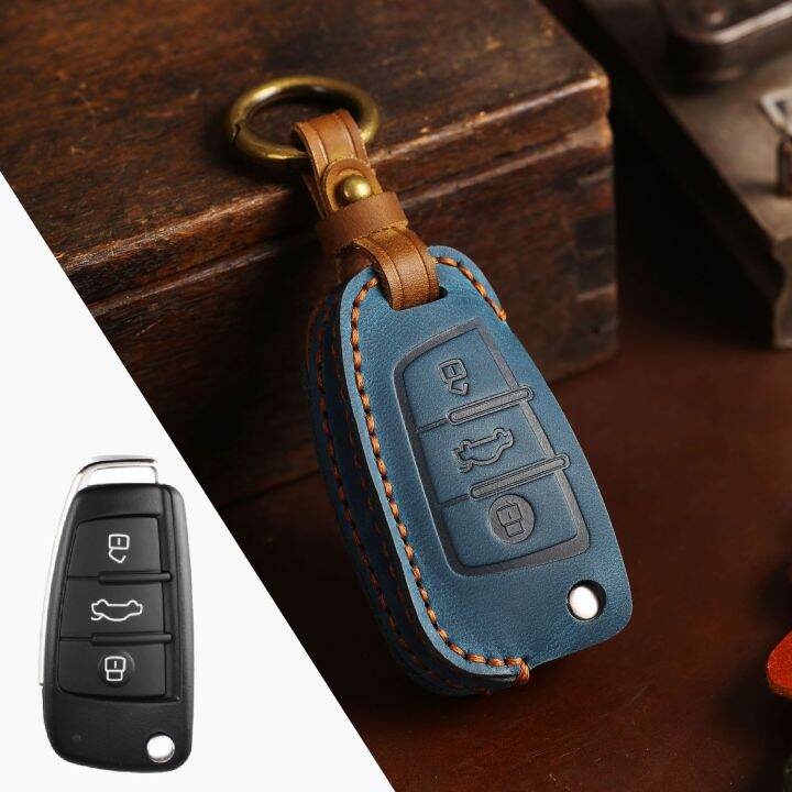 fob-protector-car-key-case-cover-leather-keychain-holder-accessories-for-audi-a1-a3-q2l-q3-s3-s5-s6-r8-tt-old-q7-q5-a6-a4-bag