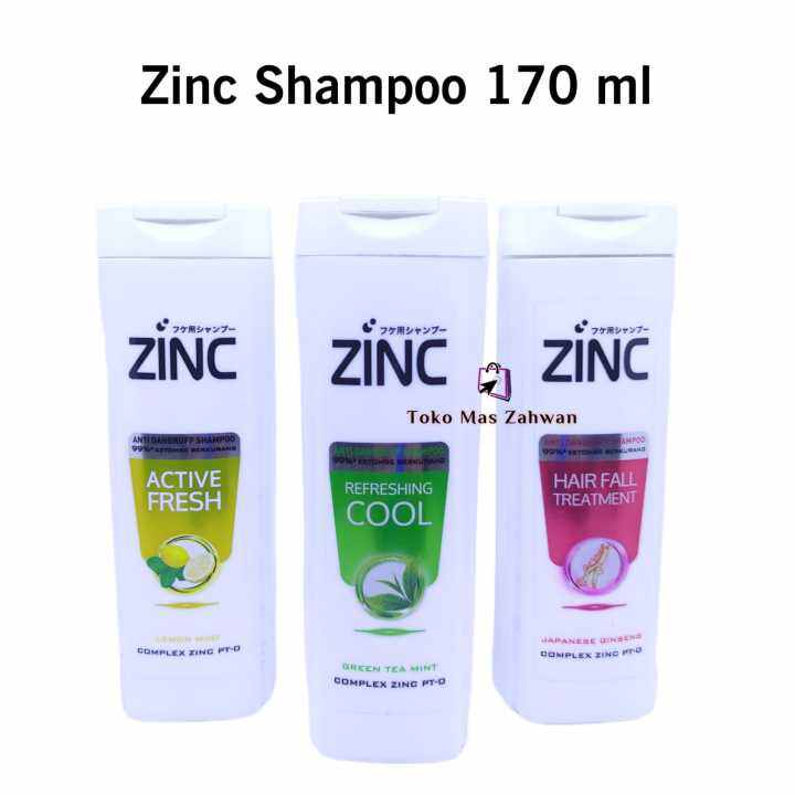ZINC Shampoo Anti Ketombe Dan Mencegah Rambut Rontok 170 ml Lazada