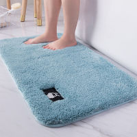 Thick Velvet Bathroom Carpets Super Absorbent Doormats Non-slip Bath Mat for Bedroom Chair Area Floor Shower Room Kitchen Rugs