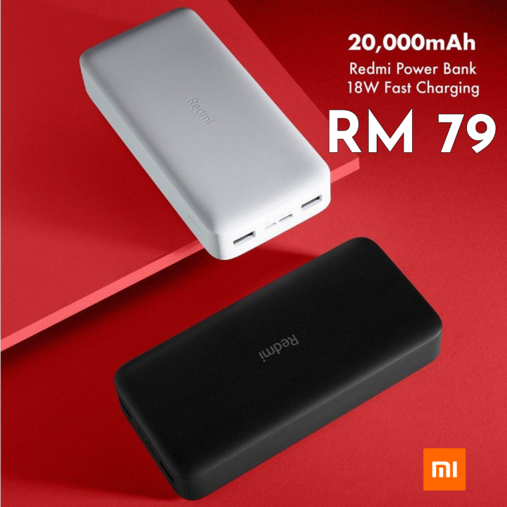 Xiaomi Redmi Powerbank 20000mah 18W Fast Charging Power Bank (PB200LZM