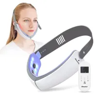 EMS Micro-Current Face Lifting Device LED Photon Therapy Vibration Facial Massage Double Chin V-Line Lift Face Slimming Machine