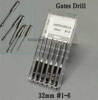 ทันตกรรม Endodontic Gates Glidden เจาะ Peeso Reamers โรตารี่วางผู้ให้บริการ32มม. #1-6เครื่องยนต์ใช้ไฟล์เอนโดสแตนเลส