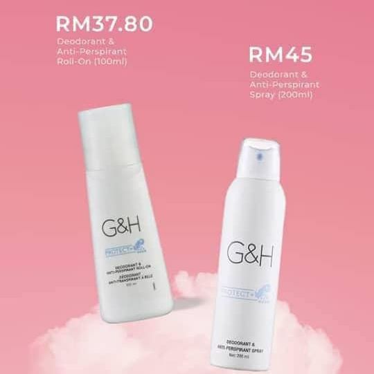 COMBO G&H PROTECT+ ANTI-PERSPIRANT ROLL-ON + SPRAY | Lazada