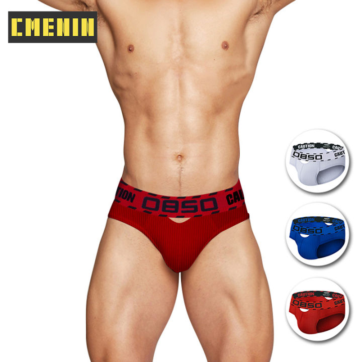 cmenin-1pcs-ผู้ชายชุดชั้นในผ้าฝ้ายกลวงตาข่ายผู้ชายชุดชั้นในบิกินี่ผู้ชายสั้น-underwear-bs3203