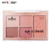 อายแชโดว์ พาเลท แต่งตา ปัดแก้ม เนื้อสัมผัสแน่น เนื้อเนียน เกลี่ยง่าย Odbo Eye X Cheek (OD1044)