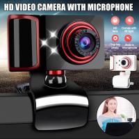 Mini Webcam HD Web Camera With Microphone Web Cam For PC Computer PC Mac Laptop Desktop Mini Camera Live Broadcast