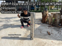 816MIX-P หัวปั๊มบาดาล บ่อ 6 นิ้ว รูน้ำ 3 นิ้ว 6 ใบพัด MITSUMAX