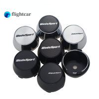 Flightcar 4ชิ้น/เซ็ต60มม. ล้อฝาปิดตรงกลาง WEDSSPORT หมวกดุมล้อสติ๊กเกอร์สัญลักษณ์จุกปิดยางล้อขอบล้อรถ