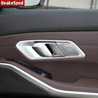 Inner Door Bowl Decals Decoration Stickers Trim Car Styling For BMW 3 Series G20 2018-2020 LHD Automotive Accessories