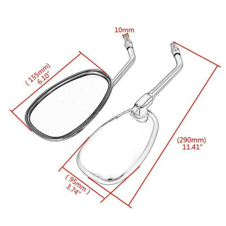 กระจกมองหลังรถจักรยานยนต์สำหรับ-kawasaki-vulcan-900-suzuki-intruder-700-800-honda-shadow-ace-750-vlx-600ด้านข้างกระจกอุปกรณ์เสริม