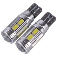 1ชิ้น T10 W5W 5630 10LED Canbus ข้อผิดพลาดรถฟรีไฟลิ่มด้านข้างหลอดไฟสีขาว