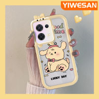 YIWESAN เคสสำหรับ OPPO Reno 8 5G,เคสซิลิโคนนิ่มน่ารักสำหรับลูกสุนัขเคสมือถือป้องกันเลนส์หลายสีกันกระแทกสาวน่ารักทนทานต่อการตกและรอยขีดข่วน