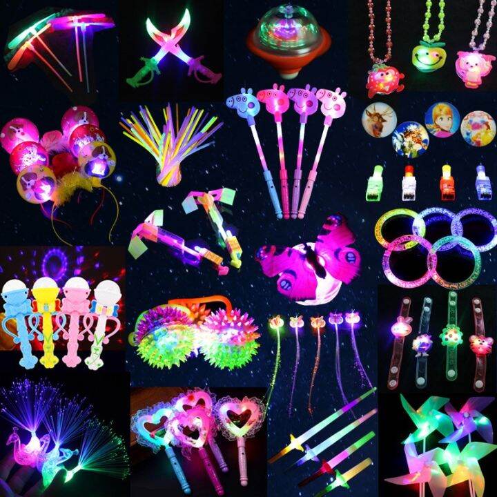 10pcs-led-light-up-toys-party-favors-glow-sticks-headband-christmas-birthday-gift-glow-in-the-dark-party-supplies-for-kids-adult