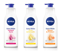 นีเวีย เอ็กซ์ตร้า ไวท์ เรเดียนท์ แอนด์ สมูท โลชั่น 400 มล. NIVEA Body Extra White Radiant and Smooth Lotion 400 ml.