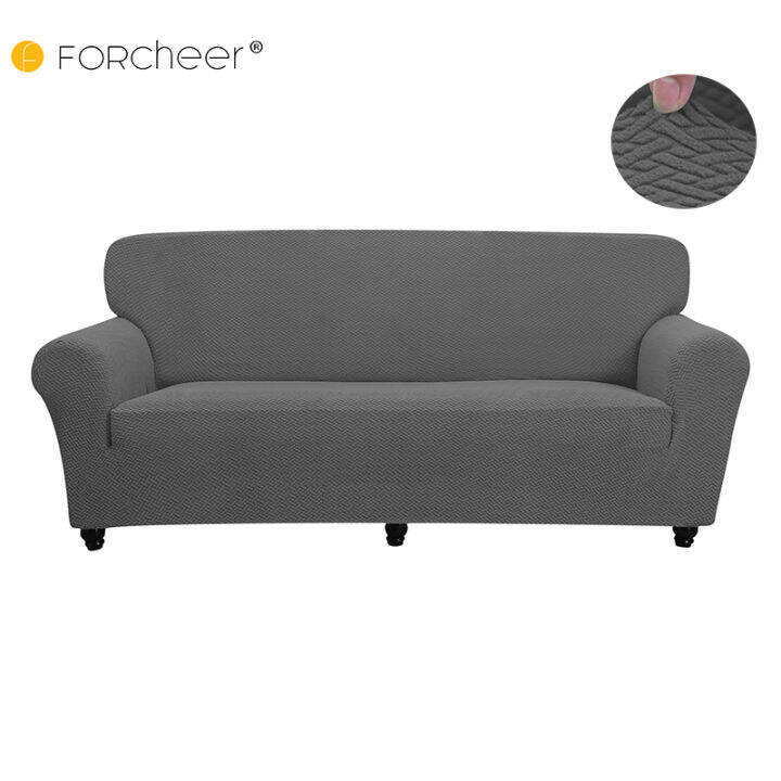 Forcheer All Season Knitting Jacquard Sofa Cover Living Room Couch
