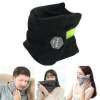 Soft Travel Neck Pillow Portable Airplane Car Comfy Sleeping Pillows Relief Orthopedic Pain Pillow VC Shape Office Nap Headrests