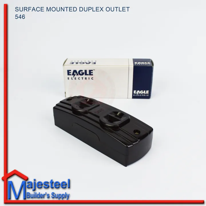 Eagle Surface Mounted Heavy Duty Duplex Parallel Receptacle 546B