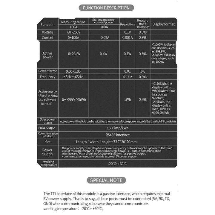 spare-parts-100a-pzem-004t-3-0-version-wattmeter-open-ct-kwh-meter-volt-amp-current-test-module-for-arduino-ttl-com2-com3-com4