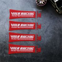 1 Lot 8 Pieces Car Styling Vinyl Applique Motorcycle Tyre Tire Wheel Stickers For Rays TE37SL Volk Racing