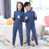 Teens Boys Thermal Underwear Set Girls Winter Warm Cation Child Thermal Underwear Kids Sleepwear Constant Temperature Pajamas