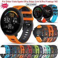 20 22mm Wrist Straps Band For Polar Vantage M/Ignite 2 Watchbands Silicone Bracelet Replacement For Vantage M2/Grit X Pro Correa Cables