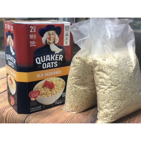 Yến mạch thùng cán mỏng quaker oats 4.52kg old fashioned - ảnh sản phẩm 2