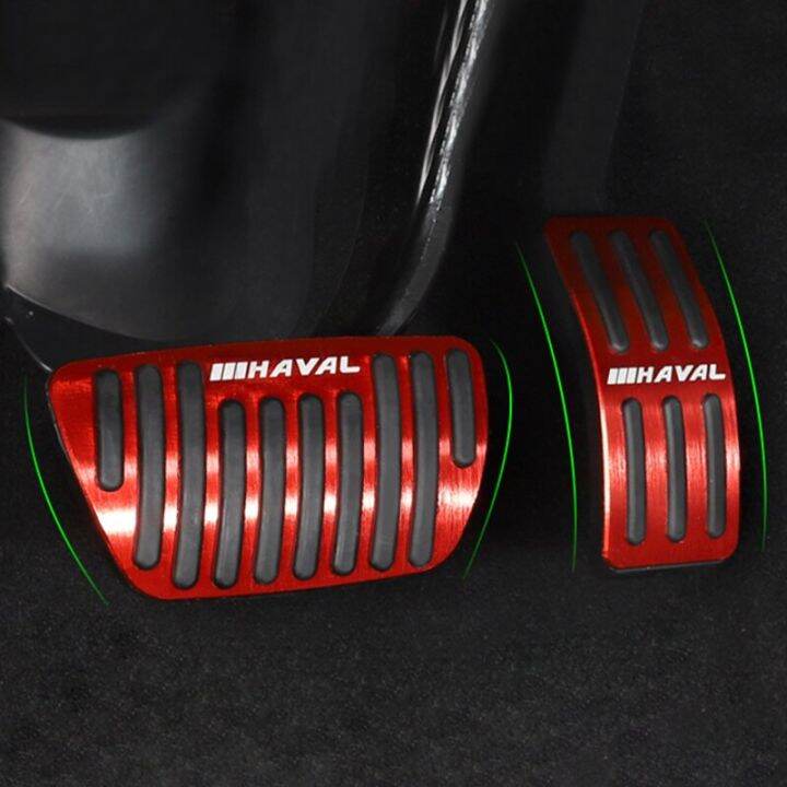 Car Pedals Cover Fit For Haval H6 2021 2022 At Gas Pedal Fuel Brake