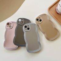 ขอบคลื่นเลเซอร์สไตล์เฉพาะสำหรับ Iphone14/13Pro Max Apple 12เคสมือถือ11ระดับพรีเมียม Xs