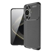 【Fanadd Shop】Carbon Fiber Texture Shockproof TPU Phone Case For Huawei nova 11/ Huawei nova 11 Pro