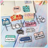 【hot sale】 ✳◎ B15 ♚ Its Cool To Be Kind - Healing English Words Iron-On Patch ♚ 1Pc Ins DIY Sew on Iron on Badges Patches