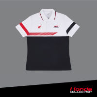 [Collection 2023] HONDA เสื้อโปโล HRC สีดำ-ขาว HRC POLO BLACK-WHITE