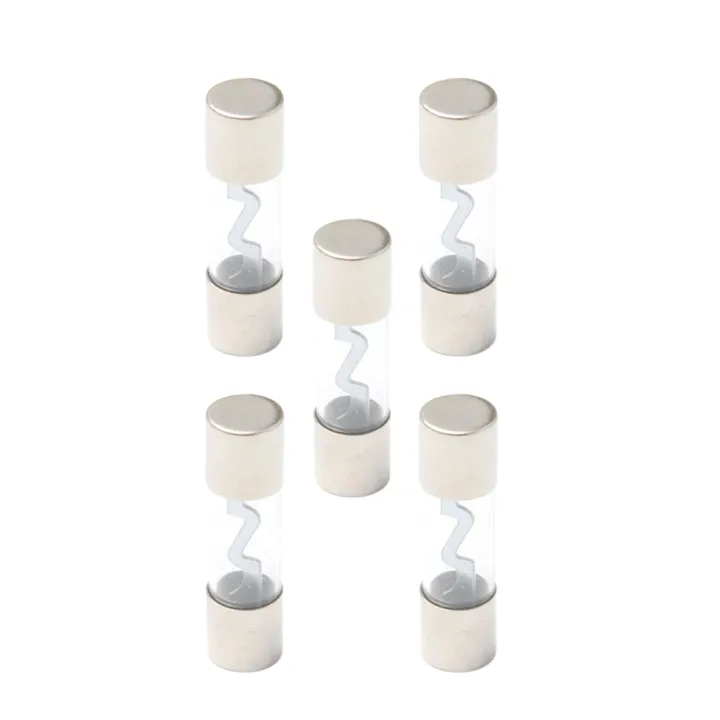 Taixer 5pcs 60Amp AGU Fuses Glass Tube Fuse Car Audio Repair Parts