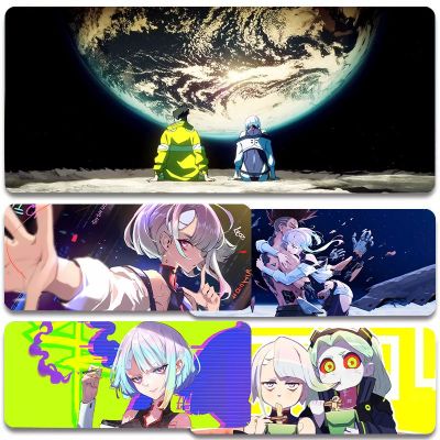 Cyberpunk Edgewalker Mouse Pad Large Anime Gaming Keyboard Mat Laptop Mat Desk Mat Non-Slip Big Size 90x40 80x30