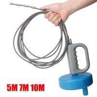 Toilet Sink Drain Unblocker Handheld Sewer Pipe Plunger Dredge Clogged Remover 5/7/10 Meters Bathroom Kitchen Cleaning Tools Traps Drains