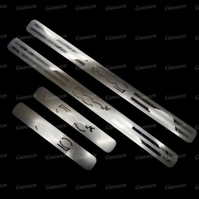 2021For FIAT 500X Car Accessories Door Sill Scuff Plate Protector Decoration Cover Styling Stainless Steel Threshold Trim Pedal