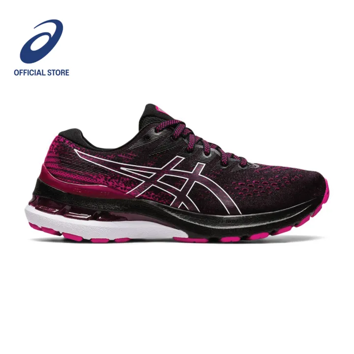 asics gel kayano 28 black pink rave