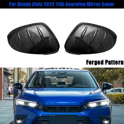 Forged Pattern Car Side Rear View Mirror Cover for Honda Civic 2022 11Th