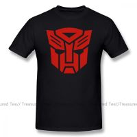 Optimus T Shirt Autobot T-Shirt Short Sleeves Graphic Tee Shirt Basic Fun Men 100 Cotton 6xl Tshirt