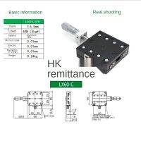 X-Axis Displacement Platform Manual Precision Fine Tuning Translation Table Mobile Optical Cross Slide Table LX 60/