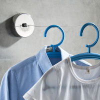 Retractable Clothesline Stainless Steel with Wall Mount Chrome and hanging clothes line with pulley