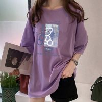 [AMYGO] 2023 Plus Size T Shirt Loose Tshirt Women Plus Size Tshirt Baju Perempuan Wanita Murah Tops Tshirt Woman Tops Girls Student Korean Style Ladies Kurung Moden 宽松T恤女裝上衣女生短袖衣服