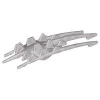 Lego part (ชิ้นส่วนเลโก้) No.57568 Bionicle Weapon Barraki Protosteel Tri-Talon