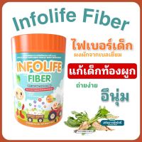 Infolife Fiber อินโฟว์ไลฟ ไฟเบอร์ สำหรับเด็ก อาหารเสริมเด็ก พรีไบโอติก ผงผัก ท้องผูก