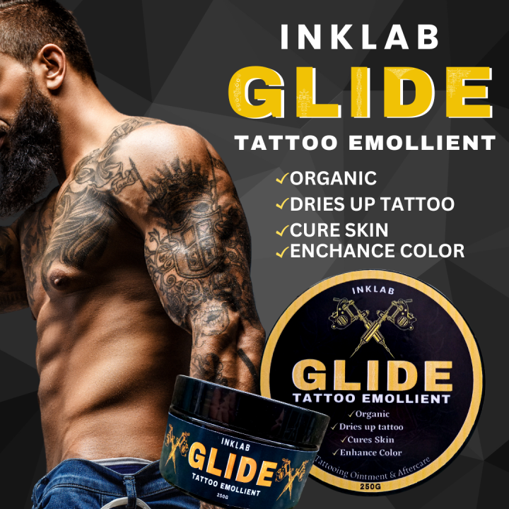 INKLAB GLIDE TATTOO OINTMENT TATTOO EMOLLIENT 100 ORIGINAL INKLAB Glide Tattoo Ointment