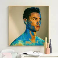 Colourful Wall Picture Cristiano ronaldo Photo Home Decor On Canvas Modern Wall Art Canvas Print Poster Canvas Painting