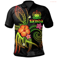 【high quality】  Hawaiian Polo Shirt Legendary Samoa Polo Shirt 3d Printed Polo Shirt Mens And Womens Summer T-shirt 01